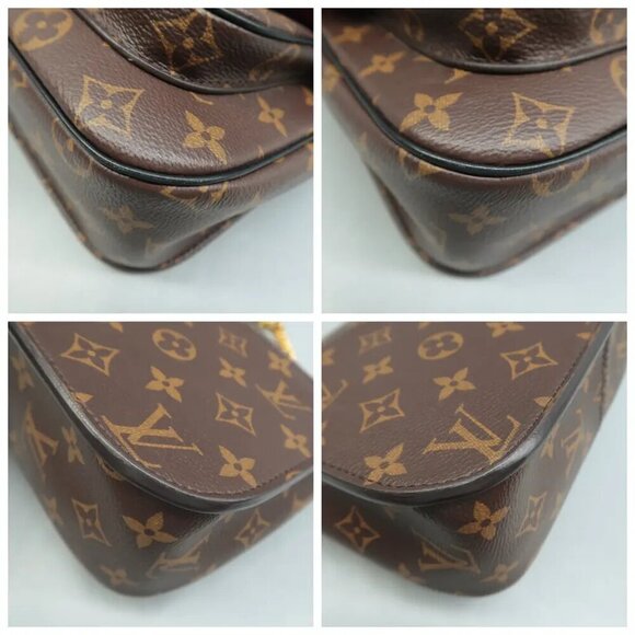 Authentic Louis Vuitton Passy Brown Monogram Canvas Shoulder Bag 2394-082024 - Picture 6 of 12